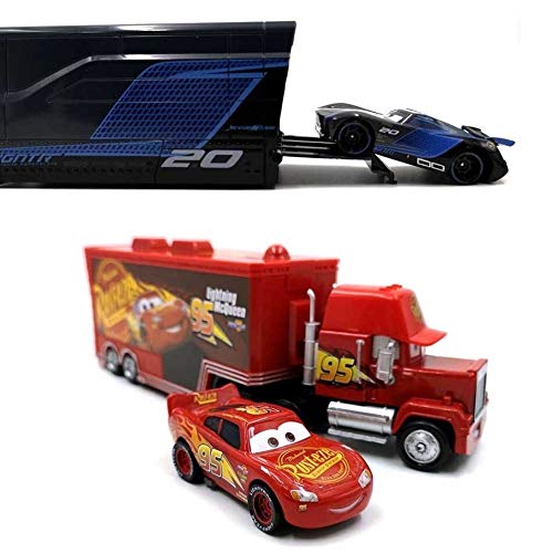 カーズ⭐︎マックィーン　ジャクソンストームラッピング　新品 RUST-EZE LIGHTNING McQUEEN & JACKSON STORM 2-pack with